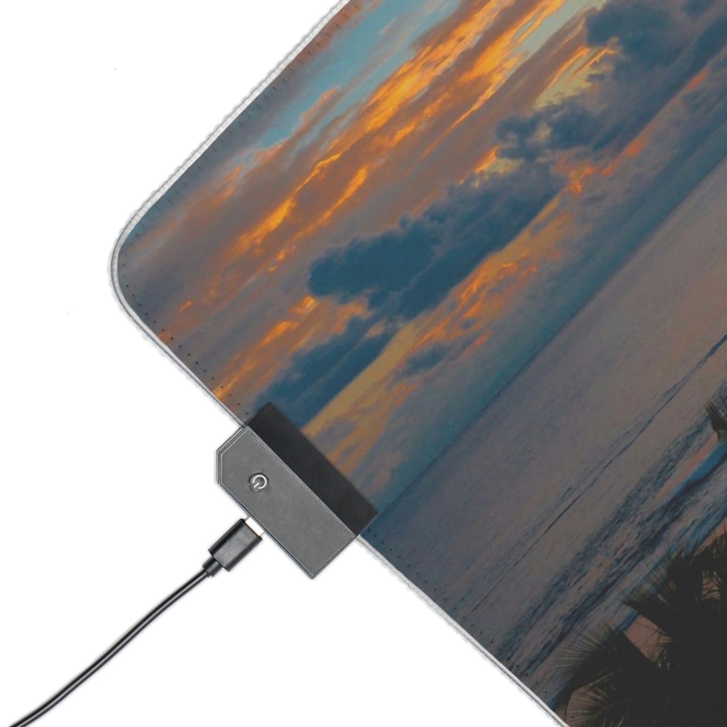 Beach Sunset LED Gaming Mouse Pad