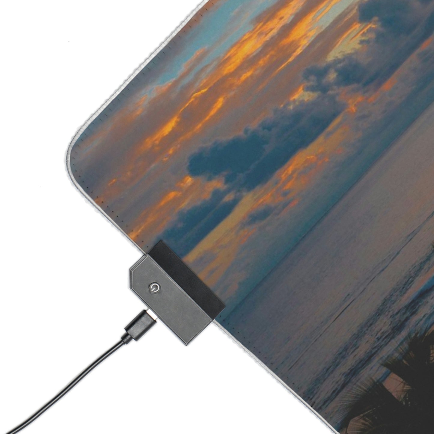 Beach Sunset LED Gaming Mouse Pad