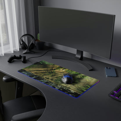 Jungle Waters LED Gaming Mouse Pad